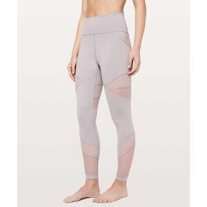 Lululemon Forget The Sweat Tight *25" Dark Chrome Women's Size 6 Athletic